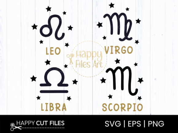 Zodiac Signs Svg Png Celestial Svg Stars - Image 4