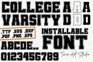 Ab College Outline Font