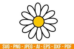 Daisy Svg, Daisy Flower Clipart
