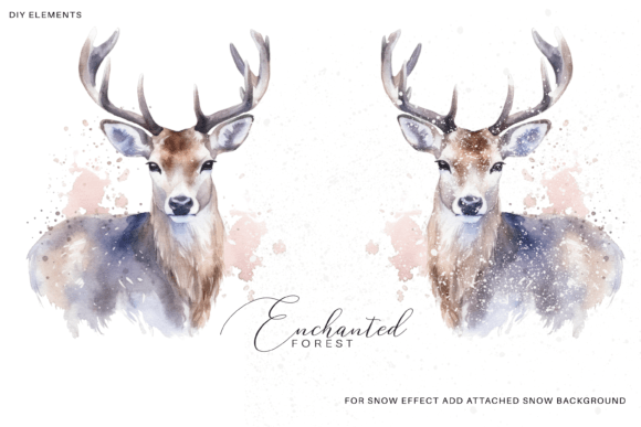 Evergreen Clipart Watercolor Christmas - Image 3