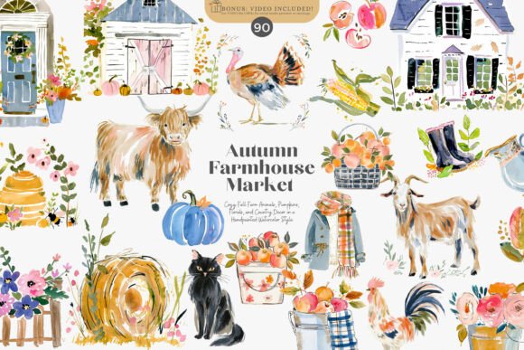 Farm Animals Cozy Farmhouse Set