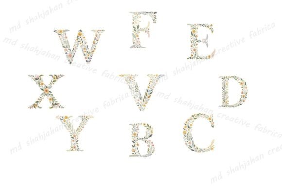 Floral Alphabet Letters/monogram Letters - Image 4