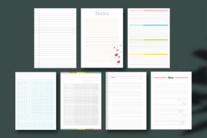 Alternative view of Notebook Pages Bundle