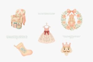 Alternative view of Nutcracker Ballet - Christmas Clipart