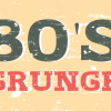 80's Grunge Font