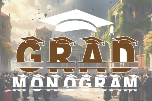 Grad Monogram Font