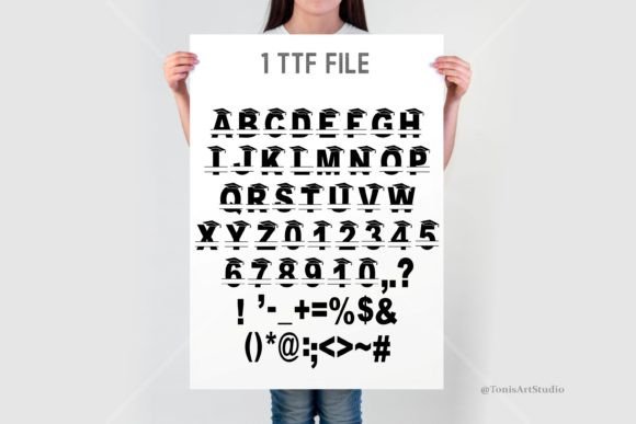 Grad Monogram Font - Image 5