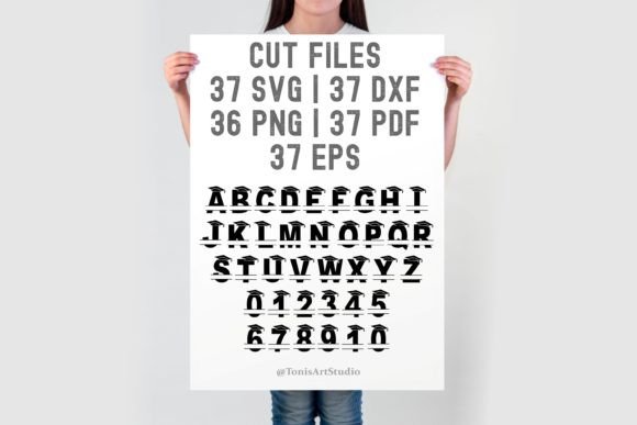 Grad Monogram Font - Image 6