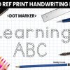 Abcd Ref Dot Marker Font