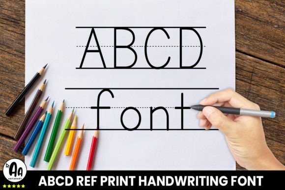 Abcd Ref Lined2 Font - Image 2