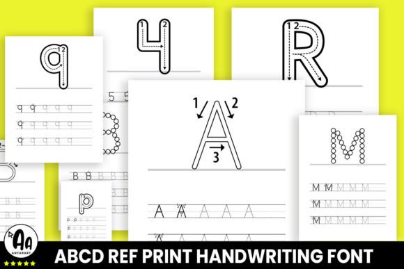 Abcd Ref Lined2 Font - Image 5
