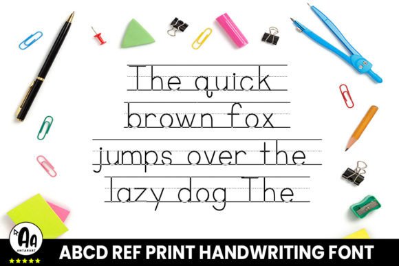 Abcd Ref Lined2 Font - Image 3