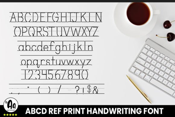 Abcd Ref Lined2 Font - Image 4