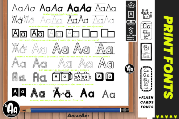 Abcd Ref Lined2 Font - Image 6