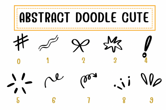 Abstract Doodle Cute Font - Image 4