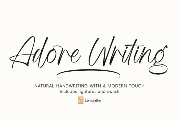 Adore Writing Font