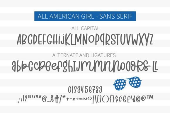 All American Girl Font - Image 4