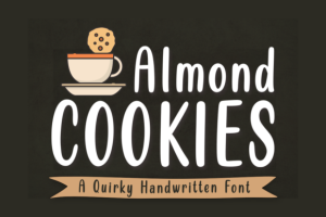 Almond Cookies Font