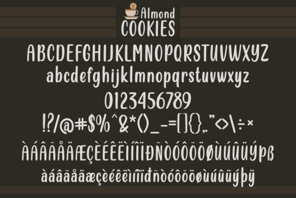 Almond Cookies Font - Image 4