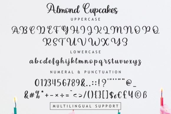 Almond Cupcakes Font - Image 8
