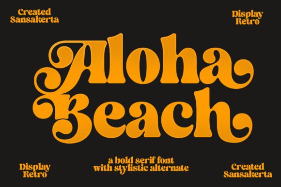 Aloha Beach Font