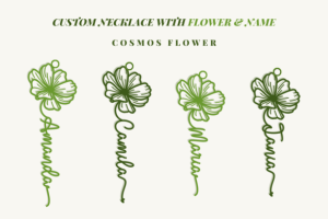 Alternative view of Amanda Birth Flower Duo Font