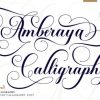 Amberaya Calligraphy Font