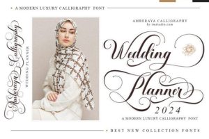 Alternative view of Amberaya Calligraphy Font