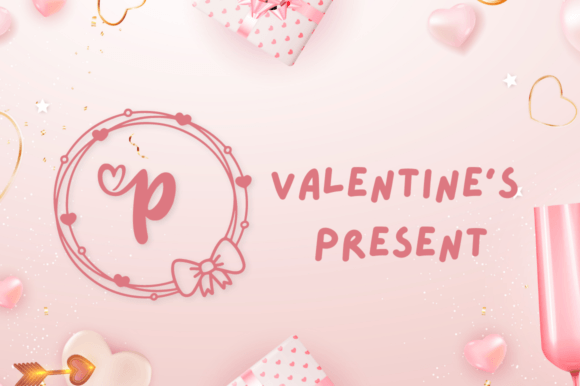 Amelitha Valentine Monogram Font - Image 3