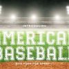 American Baseball Font