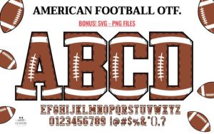 American Football Font