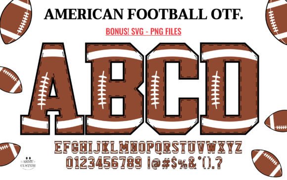 American Football Font