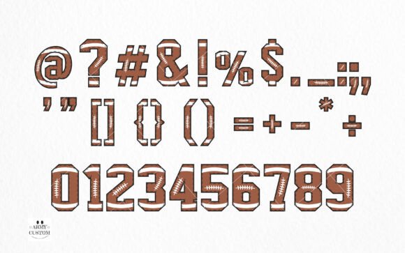 American Football Font - Image 4