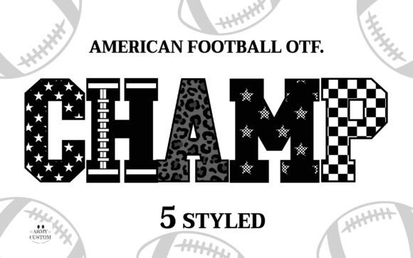 American Football Font