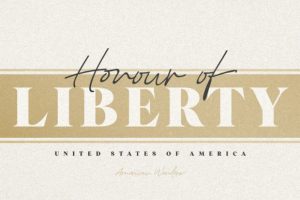 Alternative view of American Wonders Font