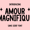 Amour Magnifique Font Font