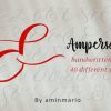 Ampersand | 48 Different Styles Font