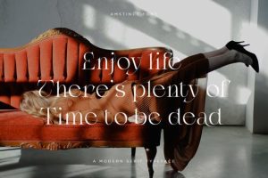 Alternative view of Amstine Font