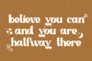 Alternative view of Angel Coast Font