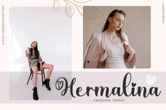 Angela Lovely Font - Image 2