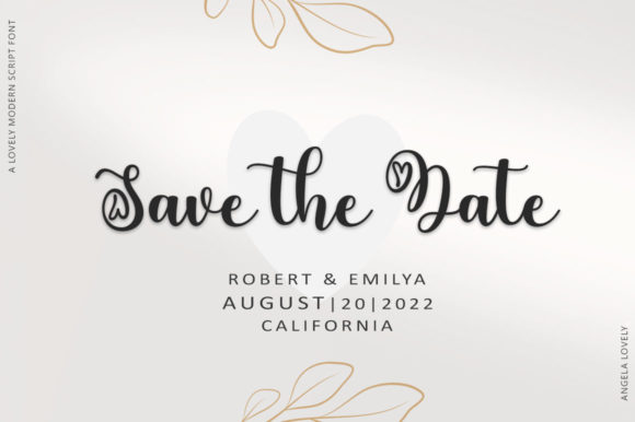 Angela Lovely Font - Image 5