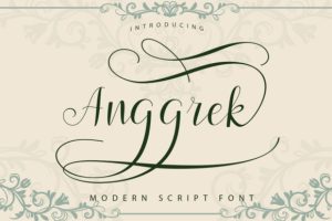 Anggrek Font