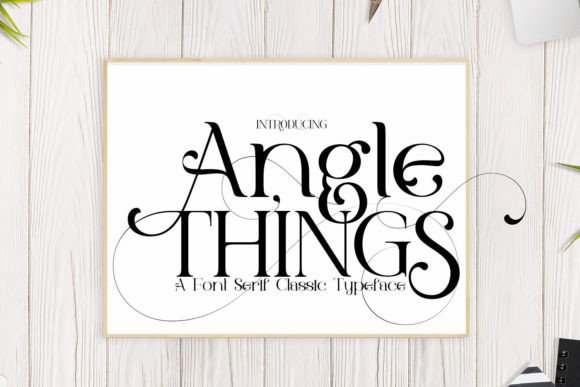 Angle Things Font