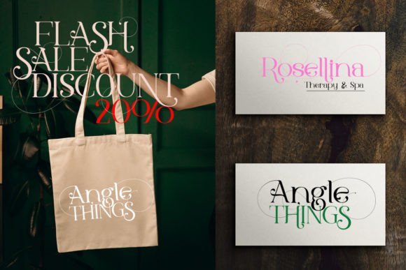 Angle Things Font - Image 3
