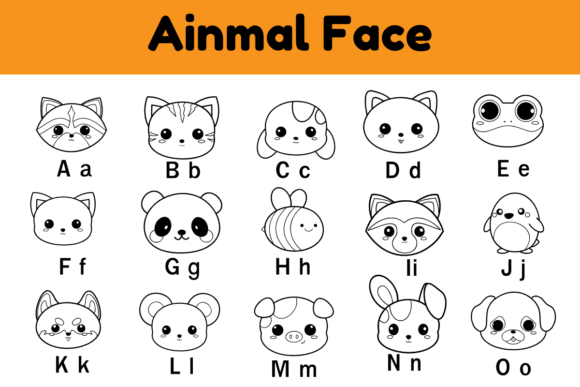 Animal Face Font - Image 2