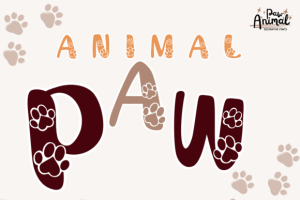 Animal Paw Font