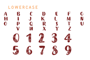 Alternative view of Animal Paw Font