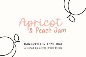 Apricot and Peach Jam Font