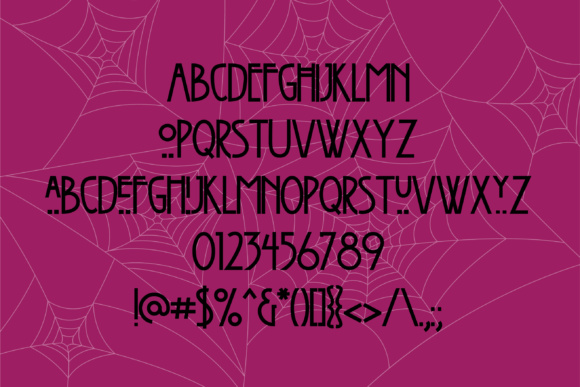 Arachno Horror Font - Image 3
