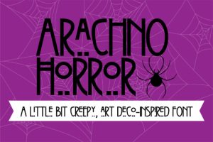 Arachno Horror Font